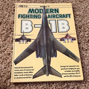 Modern Fighting Aircraft B-1B Book - Tan Cover